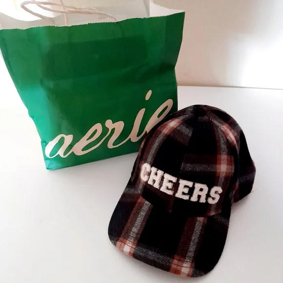 ● Aerie | Flannel Baseball Hat - Picture 14 of 14